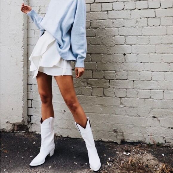 New JEFFREY CAMPBELL Floured Western Boot size 8 - Picture 2 of 8